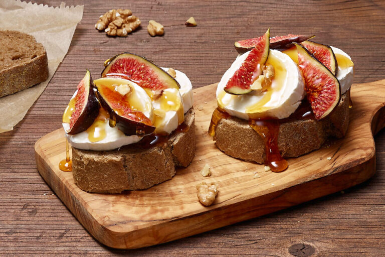foodstyling honig feigenbrot